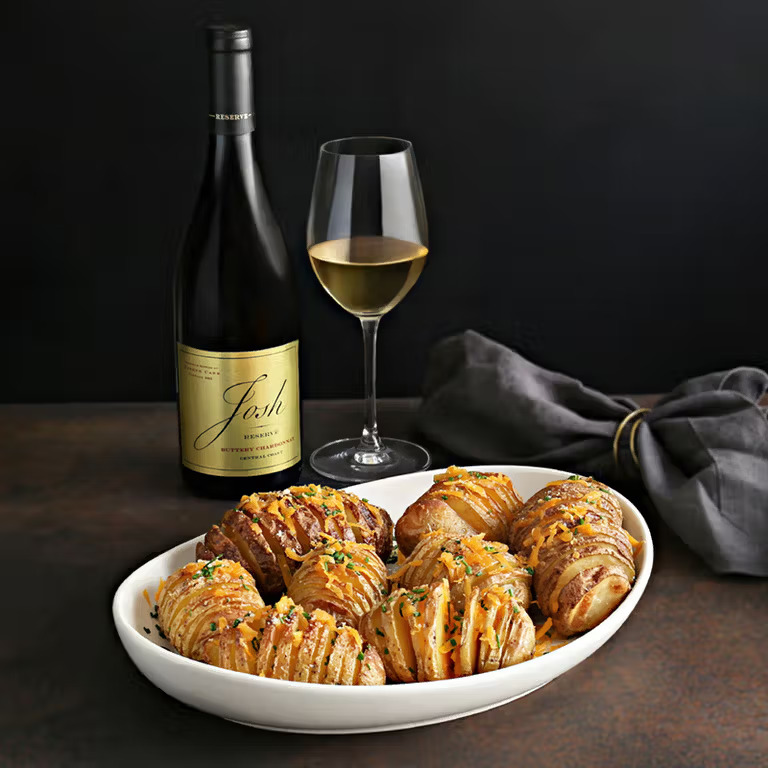 Cheesy Hasselback Potatoes